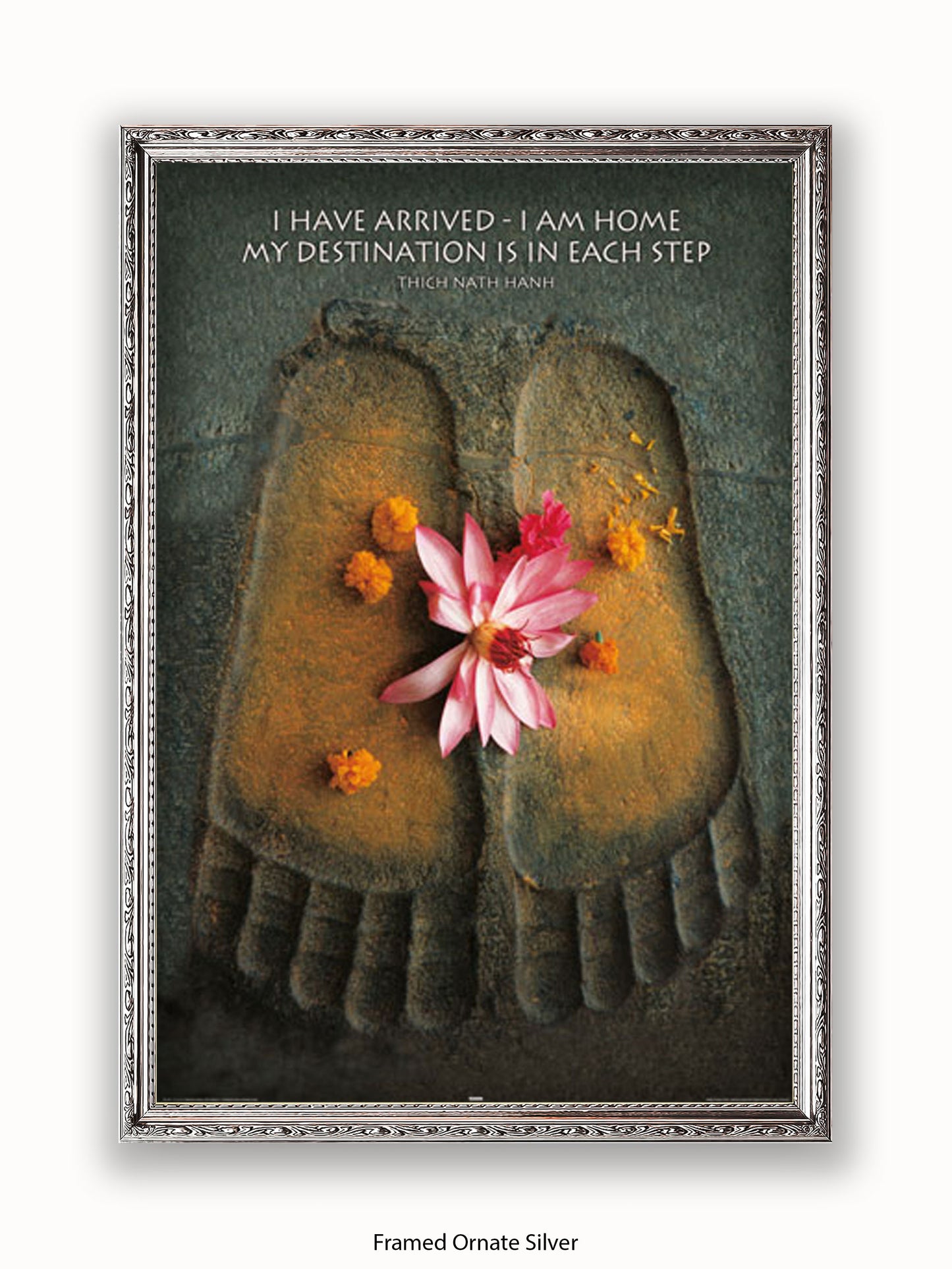 Footprints I Have Arrived Poster