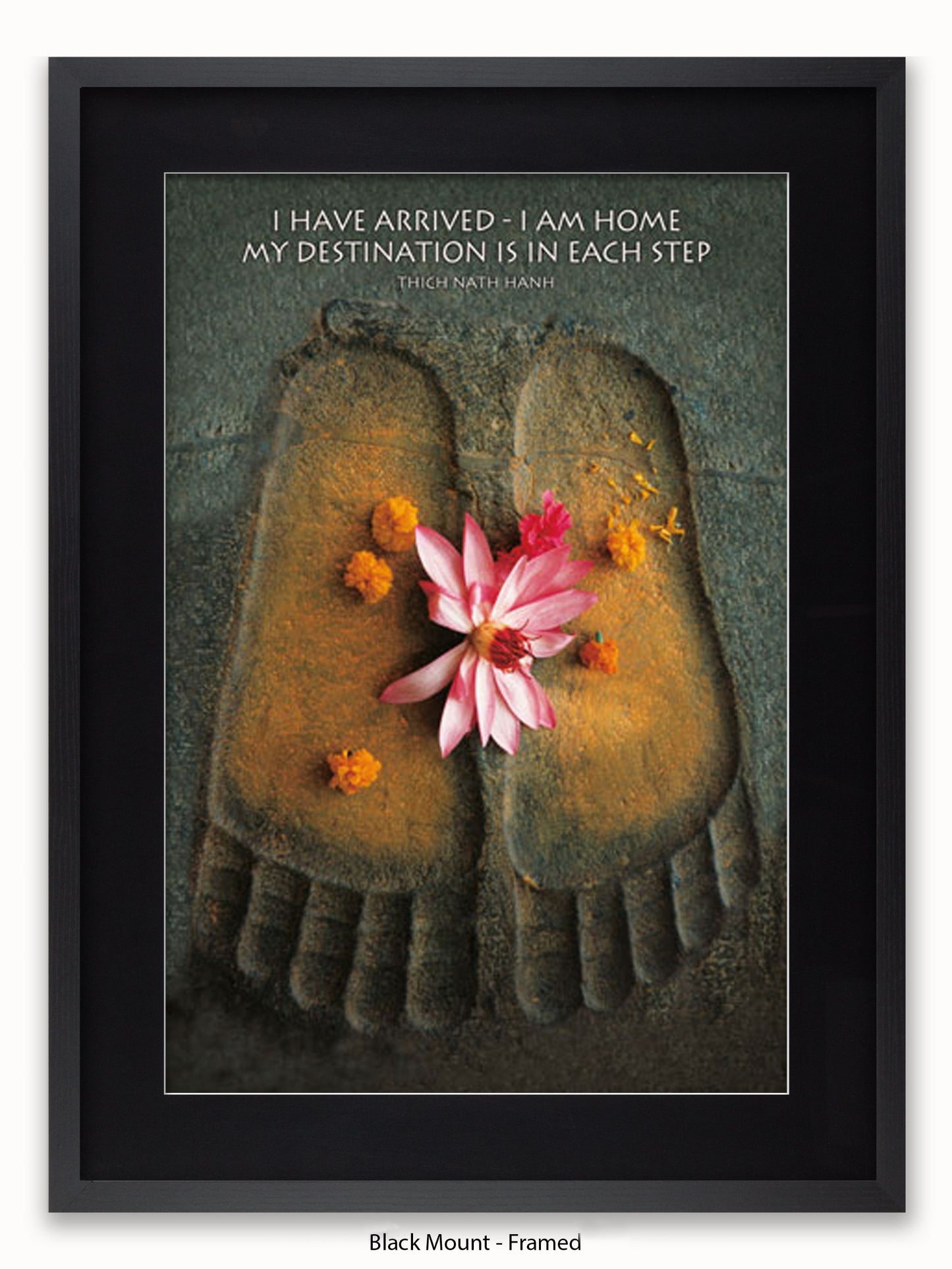 Footprints I Have Arrived Poster