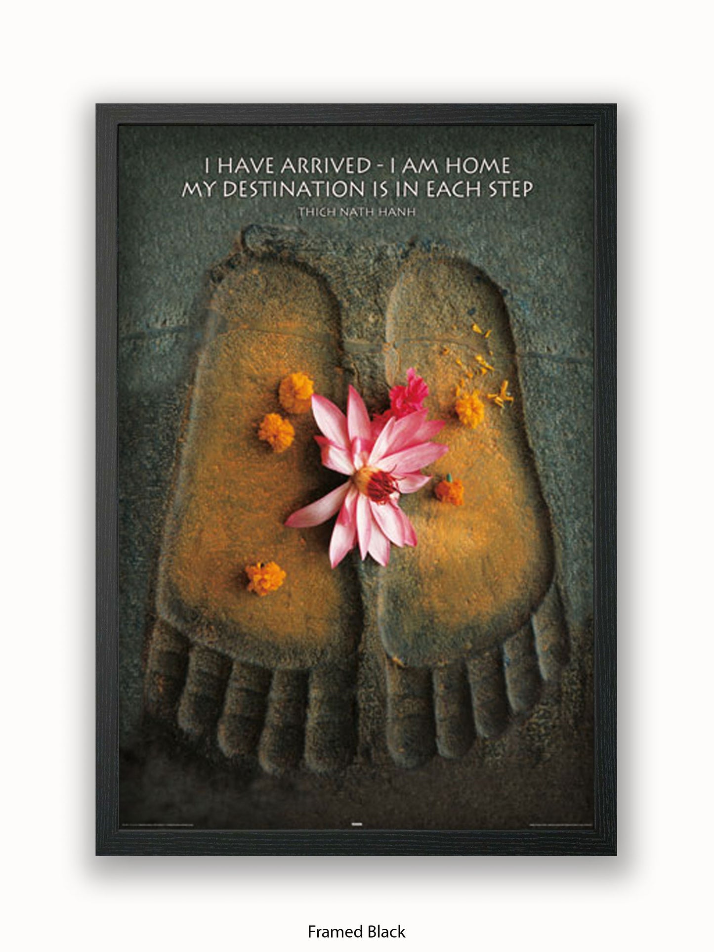 Footprints I Have Arrived Poster