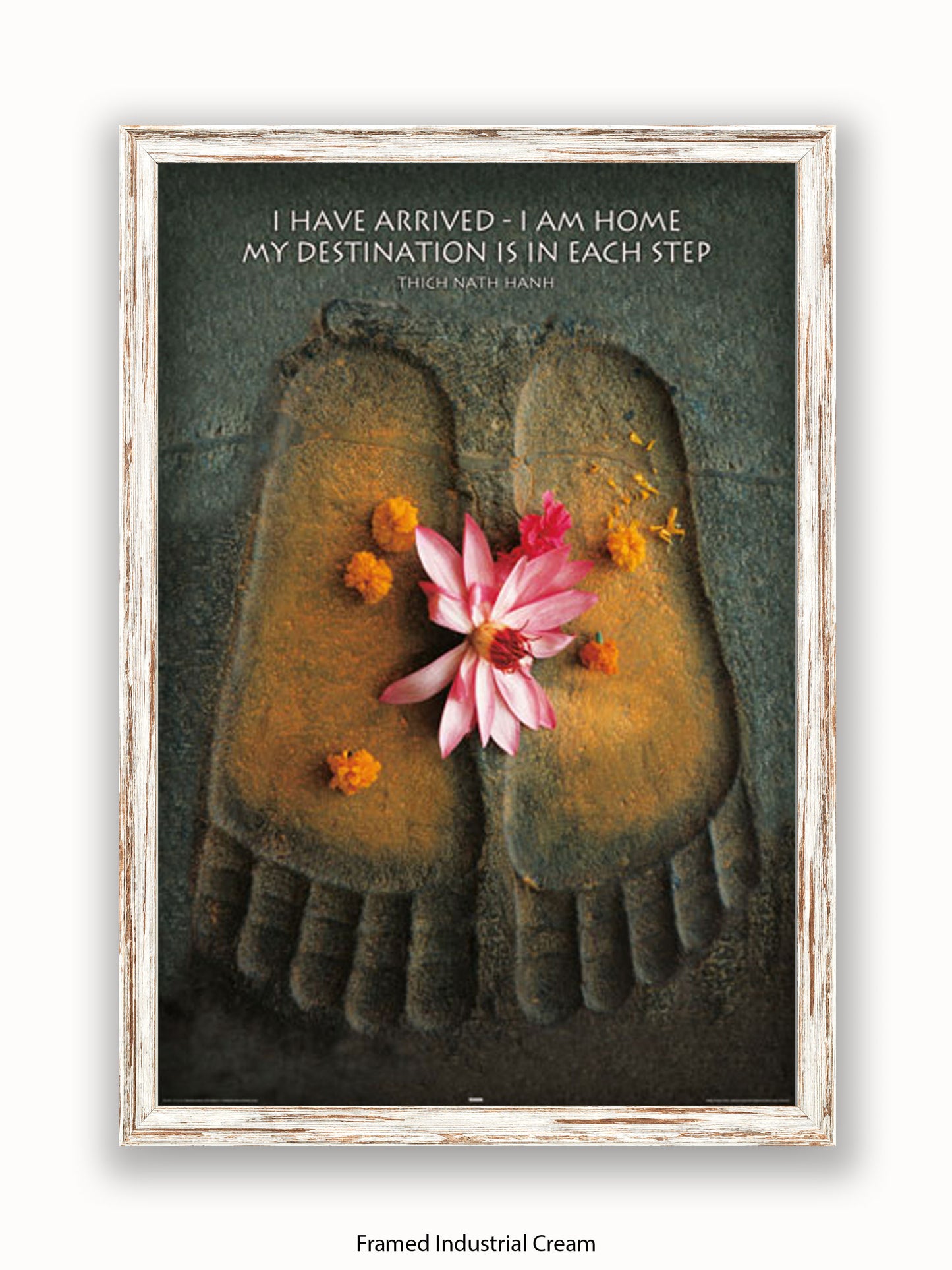 Footprints I Have Arrived Poster