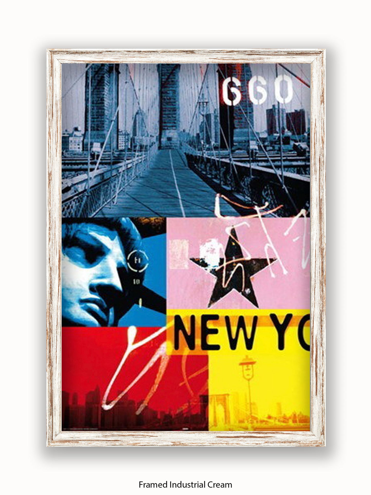 New York Patchwork Collage Poster