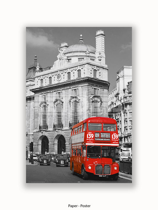 London Routemaster Bus Poster