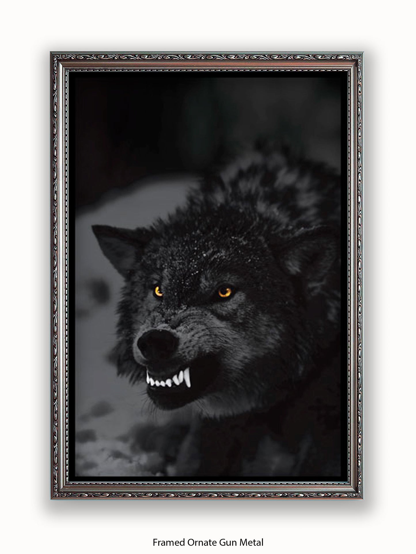 Prowling Wolf Poster