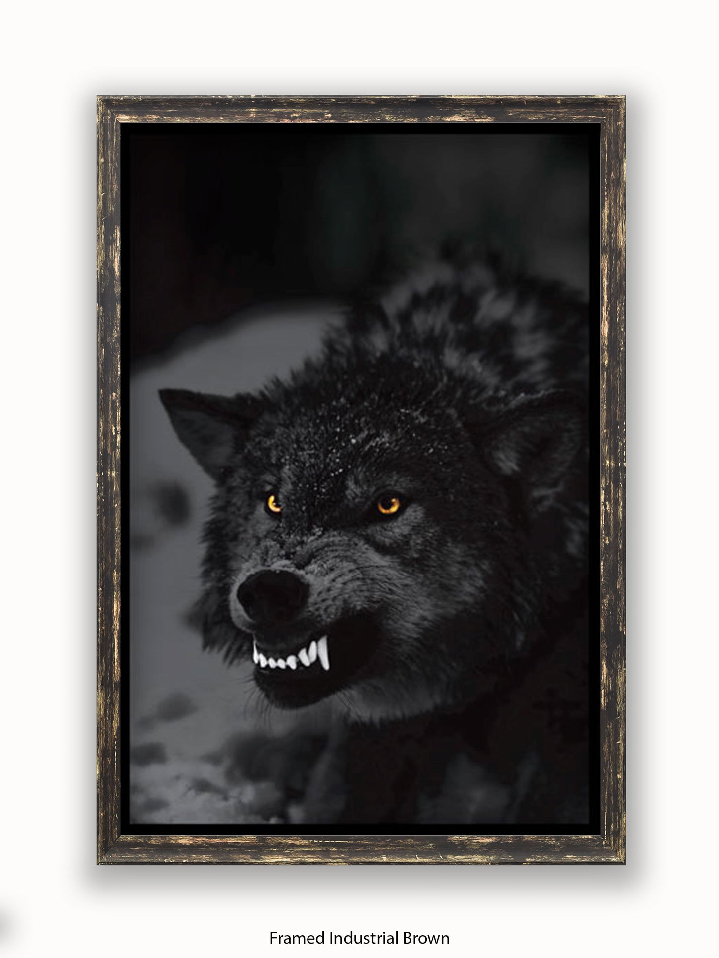 Prowling Wolf Poster