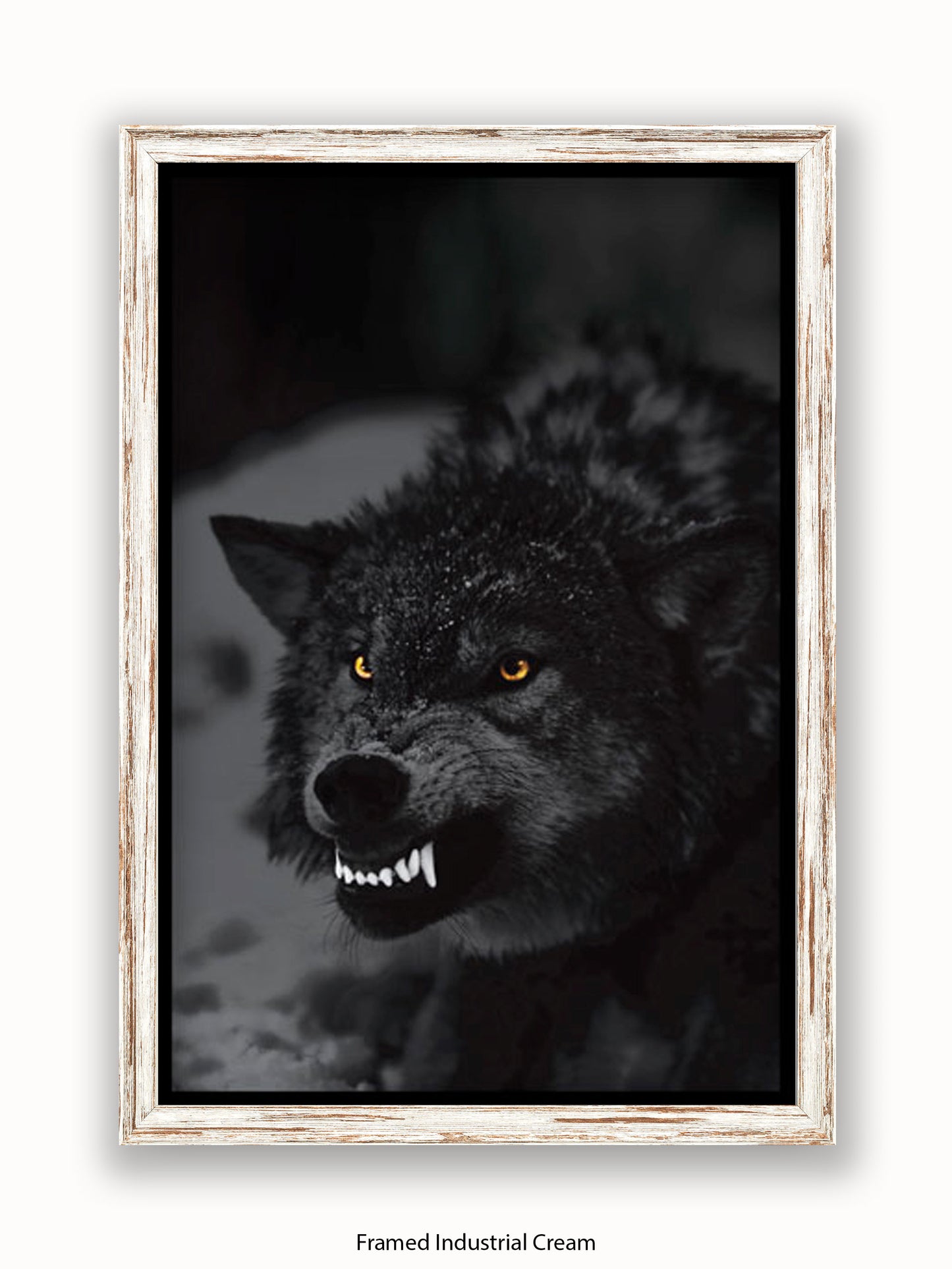 Prowling Wolf Poster