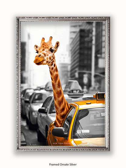 New York Giraffe Safari Poster