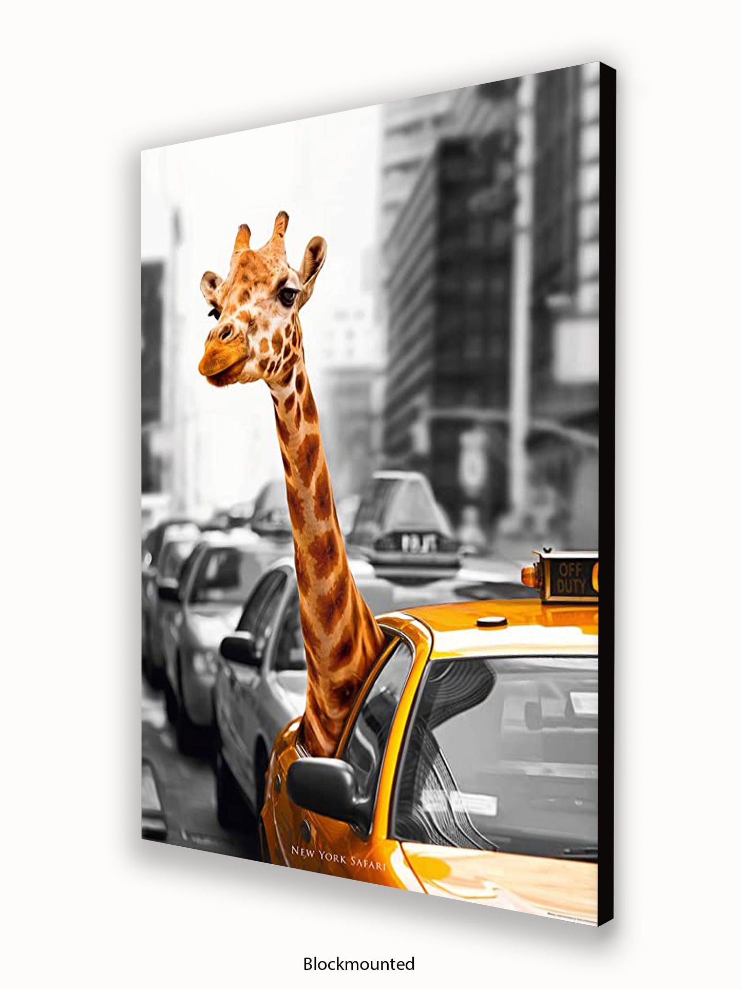 New York Giraffe Safari Poster