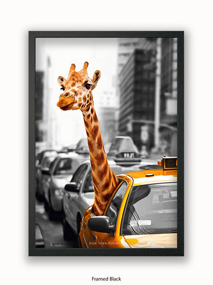 New York Giraffe Safari Poster