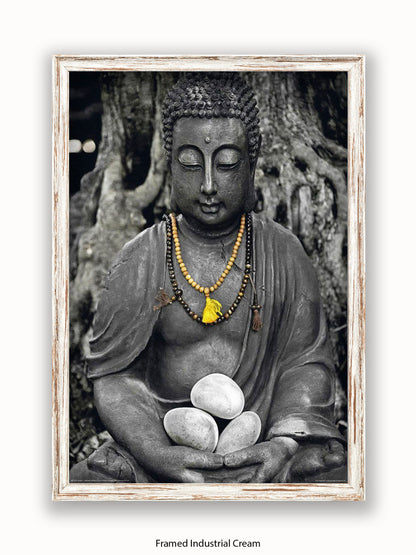 Buddha Stone Poster