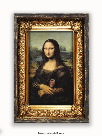 Mona Lisa Wine Poster