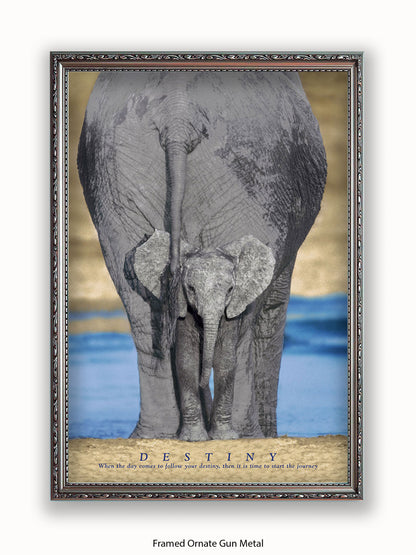 Elephants Destiny Poster