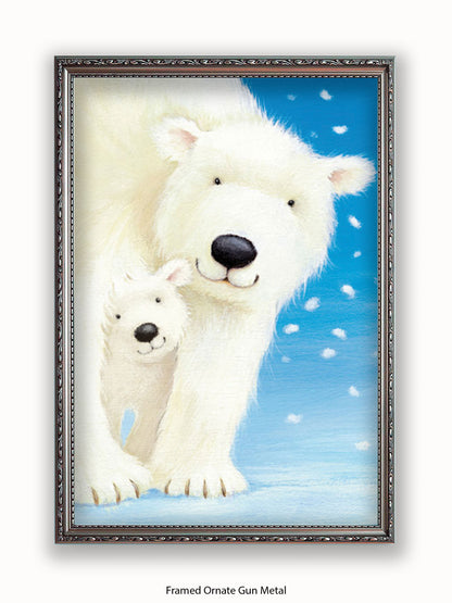 Polar Bears Fluffy Poster