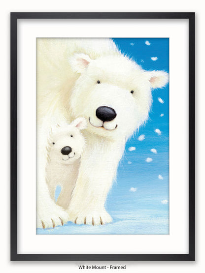 Polar Bears Fluffy Poster