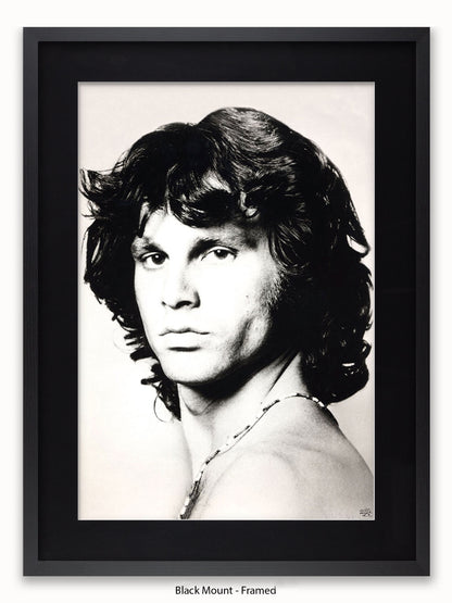 Jim Morrison Side Profile Poster