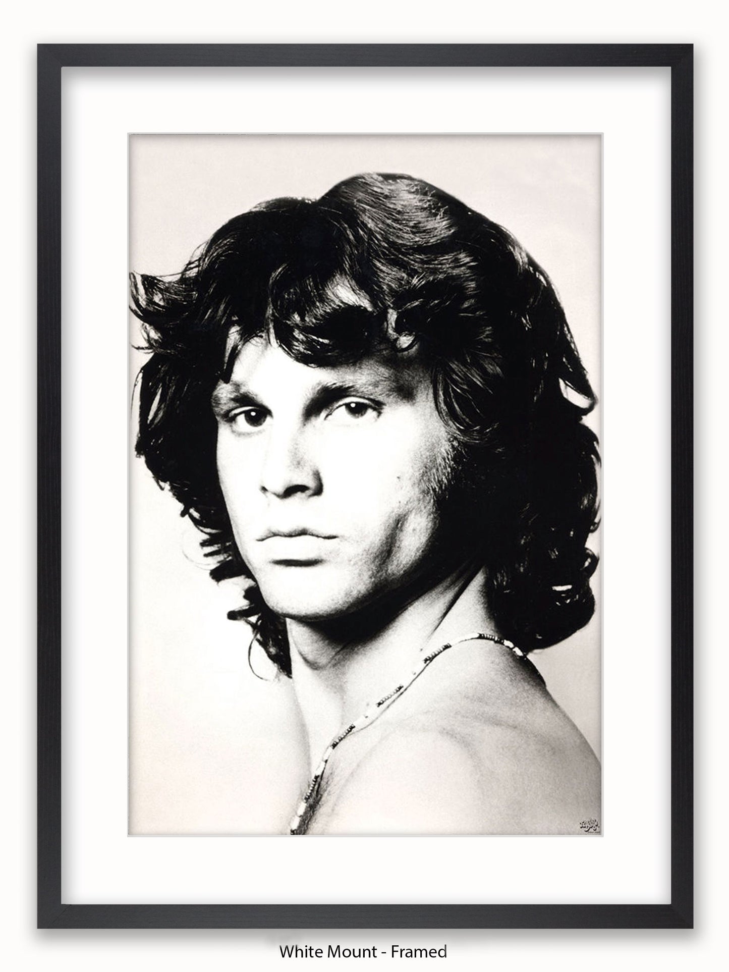 Jim Morrison Side Profile Poster