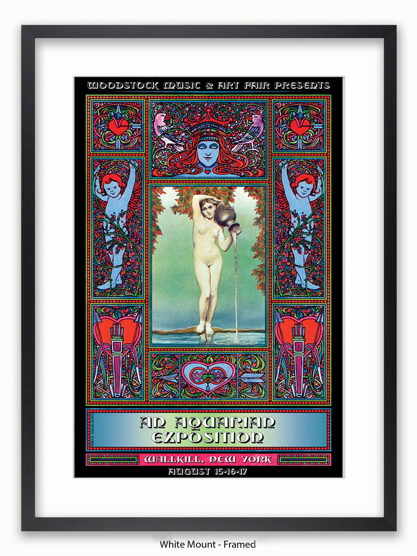 Woodstock New York August Poster