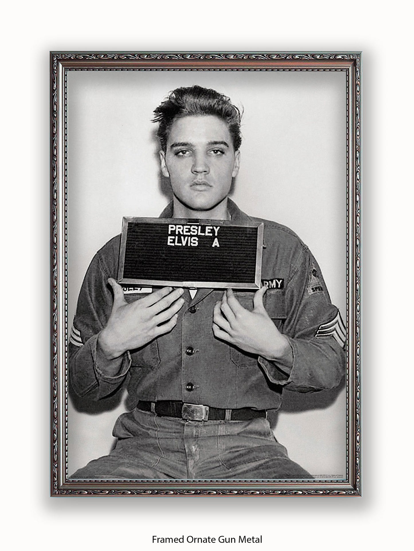 Elvis Enlistment Photo Poster