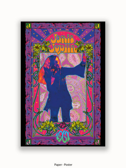 Janis Joplin 1967 Bob Masse Poster