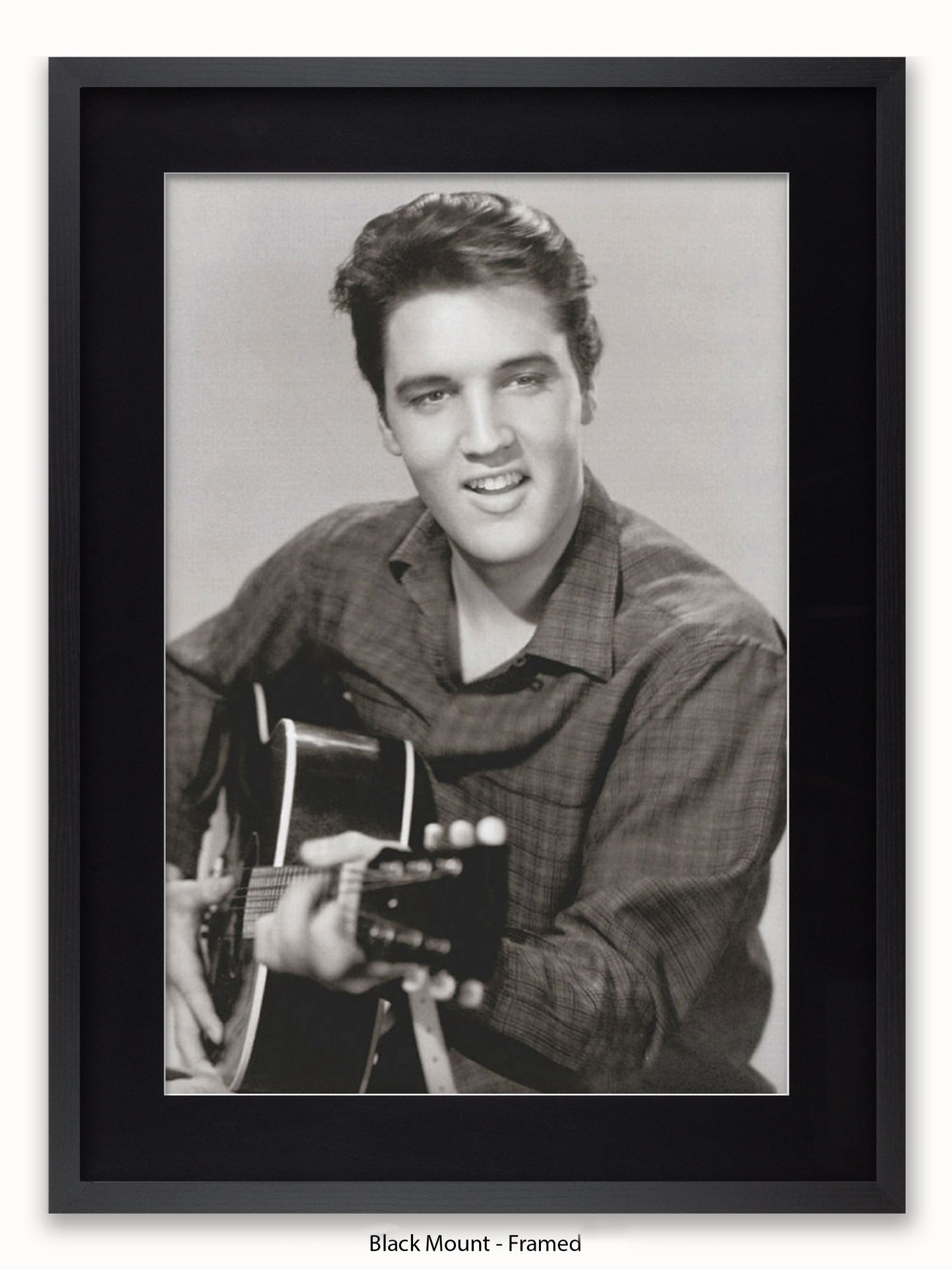 Elvis Presley Love Me Tender Guitar Poster