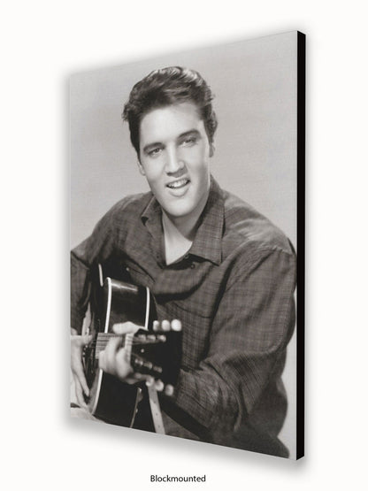 Elvis Presley Love Me Tender Guitar Poster