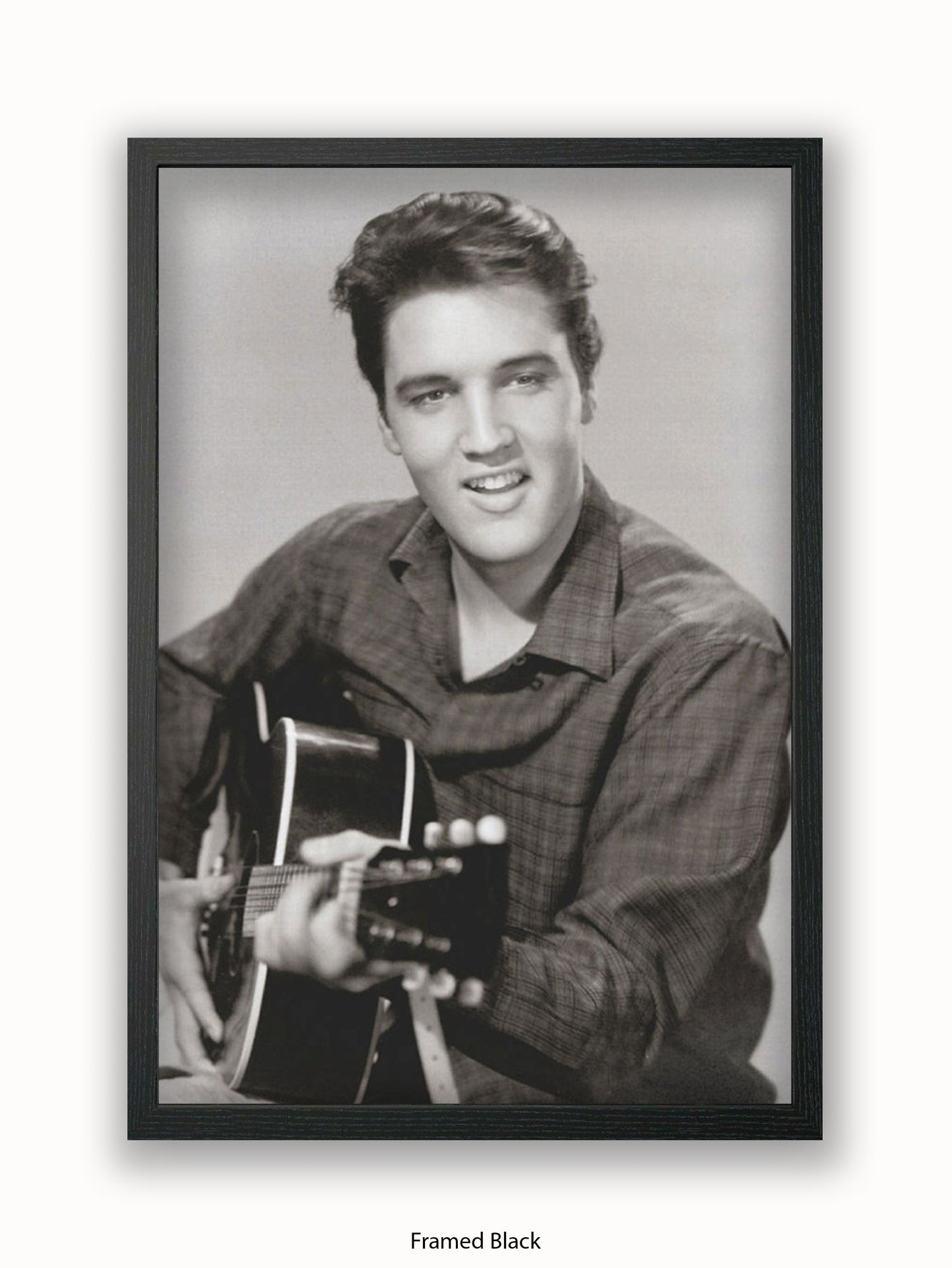 Elvis Presley Love Me Tender Guitar Poster