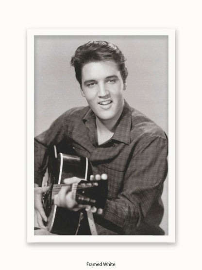 Elvis Presley Love Me Tender Guitar Poster