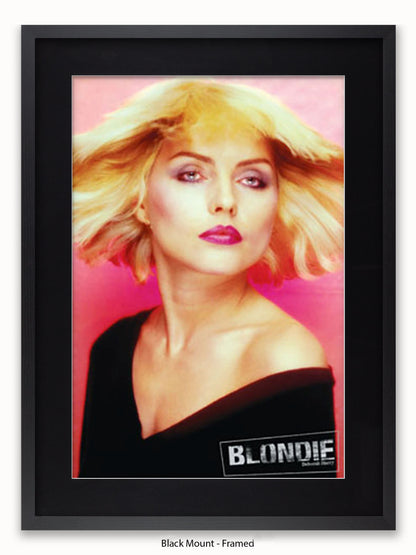 Blondie Debbie Harry Portrait Colour Poster