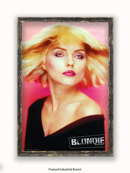 Blondie Debbie Harry Portrait Colour Poster