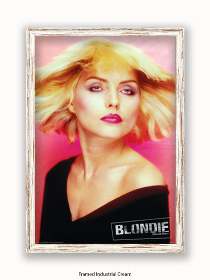 Blondie Debbie Harry Portrait Colour Poster