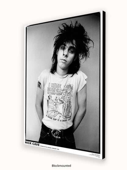 Nick Cave - Sounds Office - London February 1982 - Poster