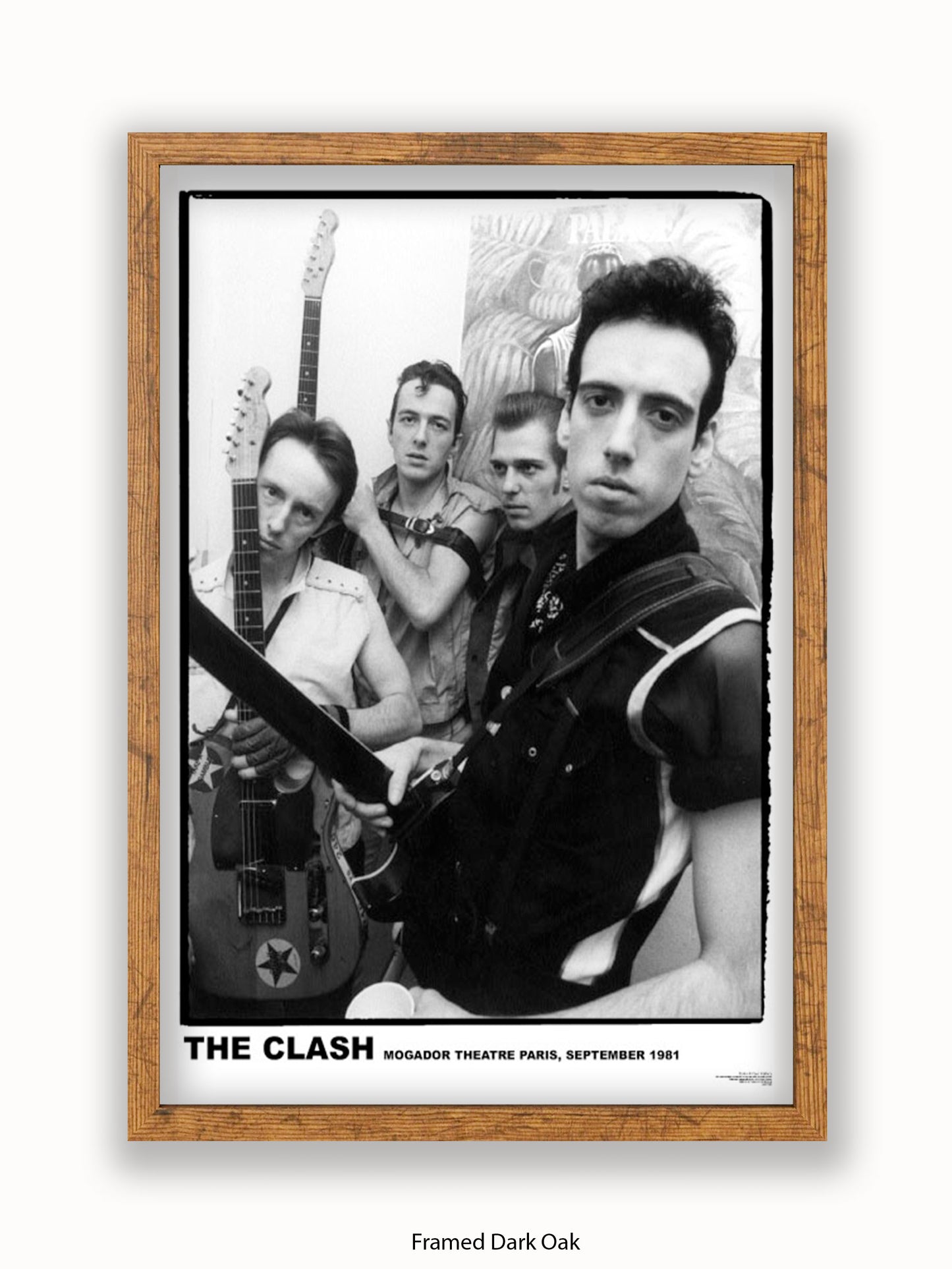 Clash - Mogador Theatre  - Paris September 1981- Poster