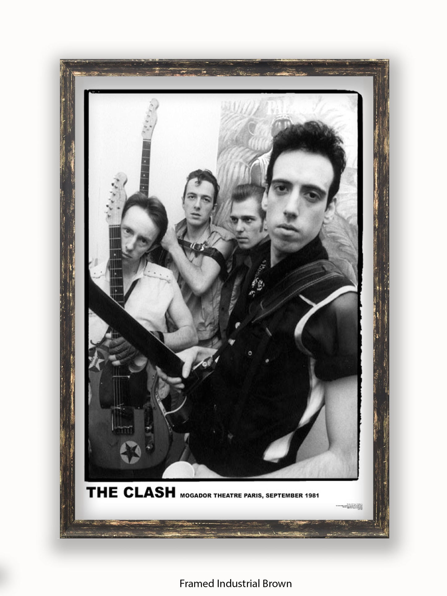 Clash - Mogador Theatre  - Paris September 1981- Poster