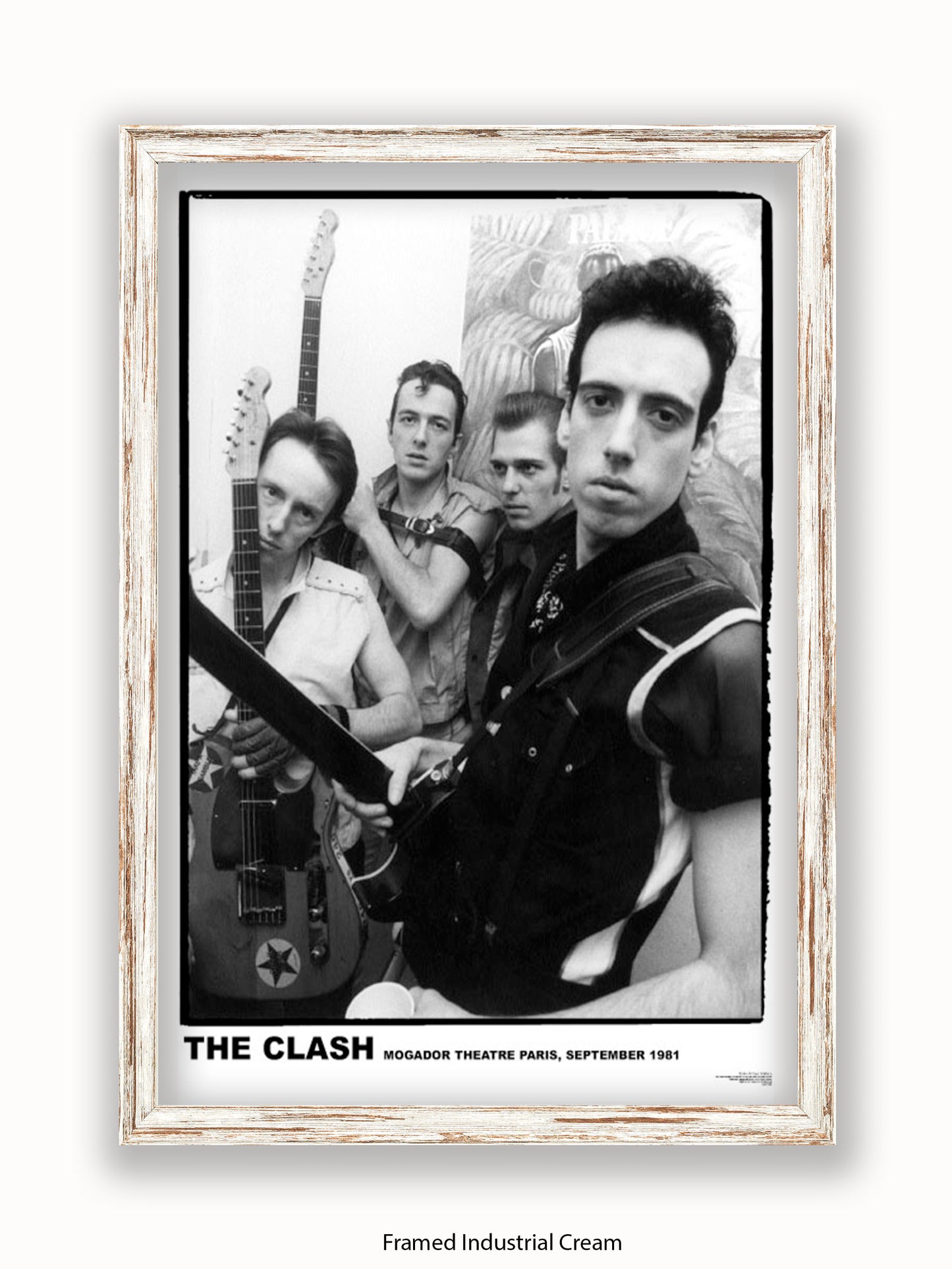 Clash - Mogador Theatre  - Paris September 1981- Poster