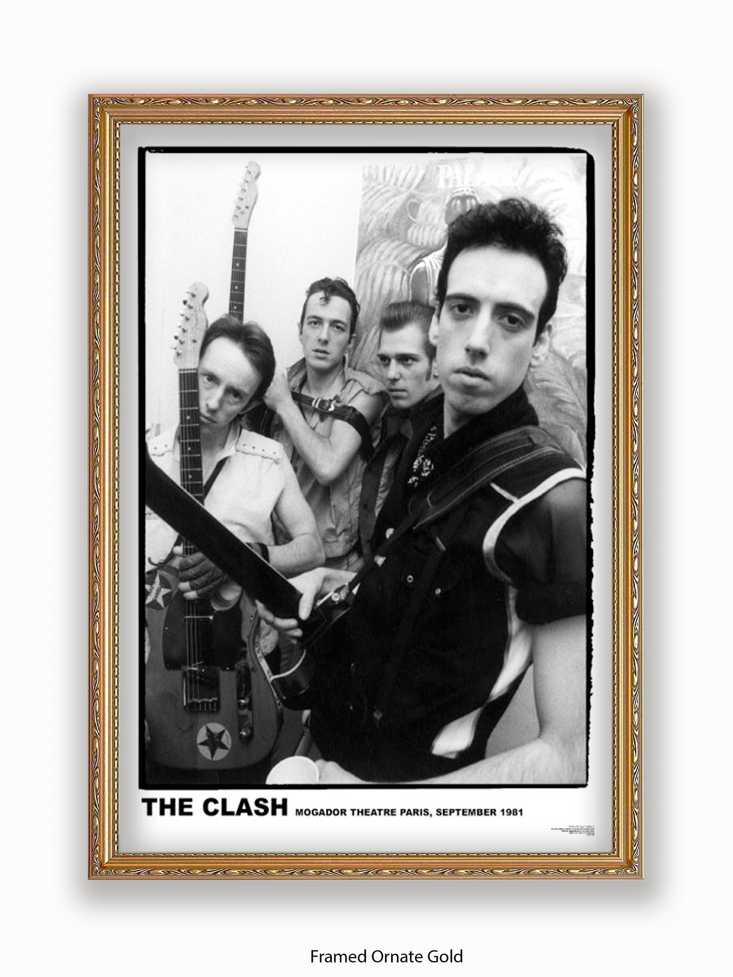 Clash - Mogador Theatre  - Paris September 1981- Poster