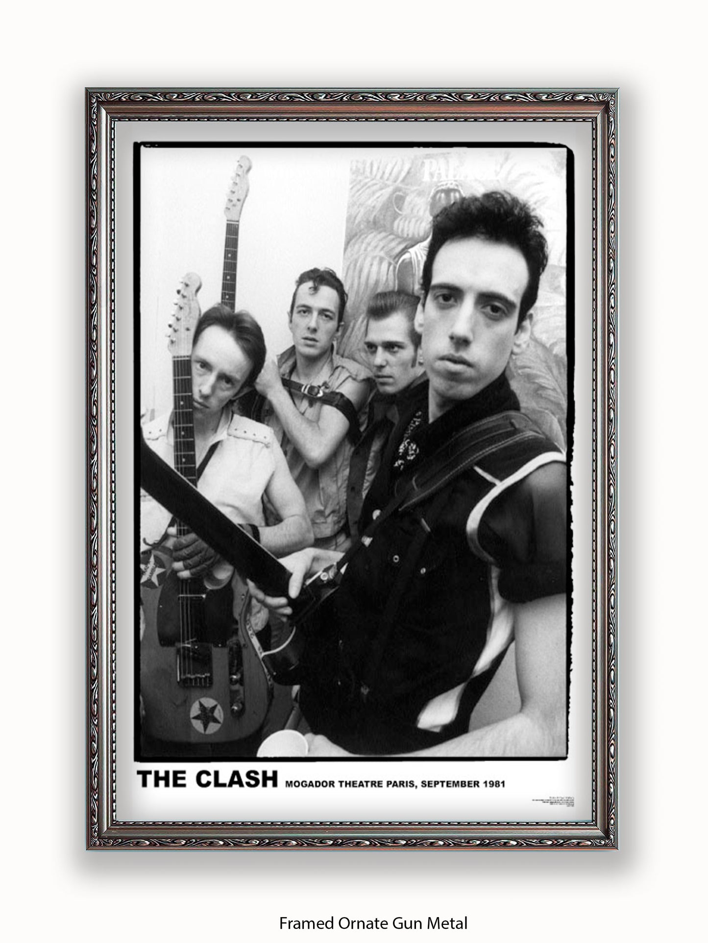 Clash - Mogador Theatre  - Paris September 1981- Poster