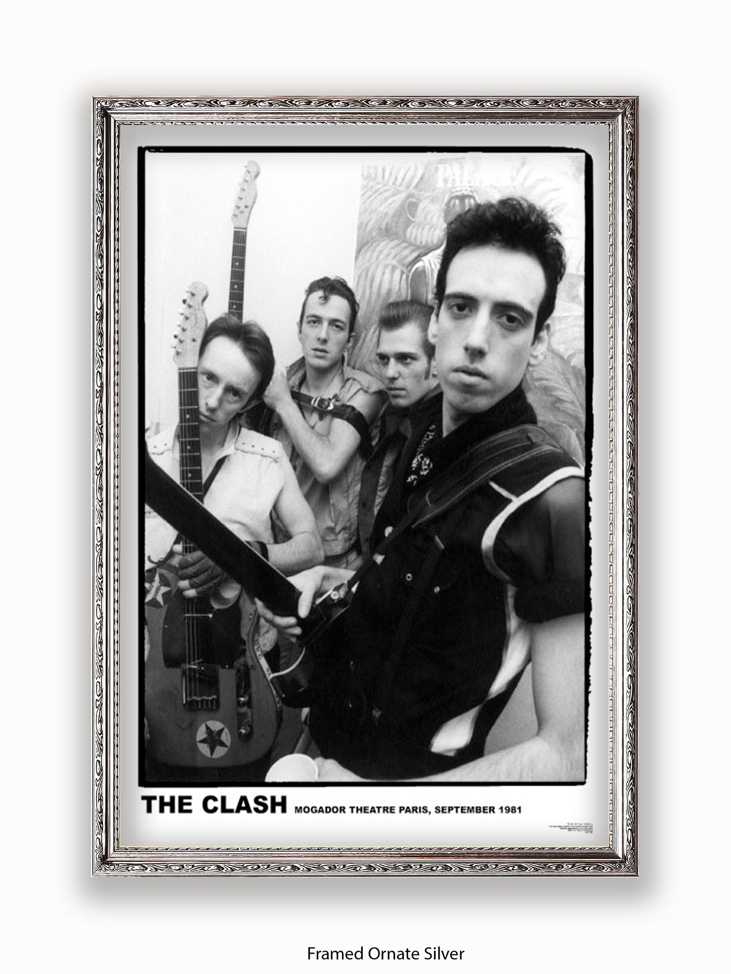 Clash - Mogador Theatre  - Paris September 1981- Poster