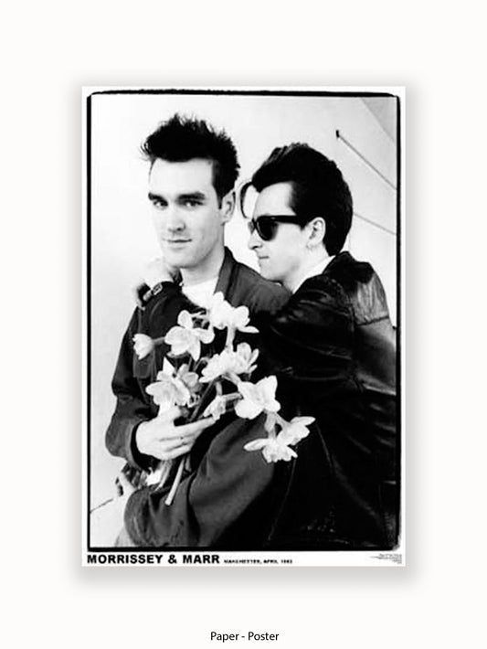 Smiths - Morrisey & Marr - Manchester April 1983 -  Poster