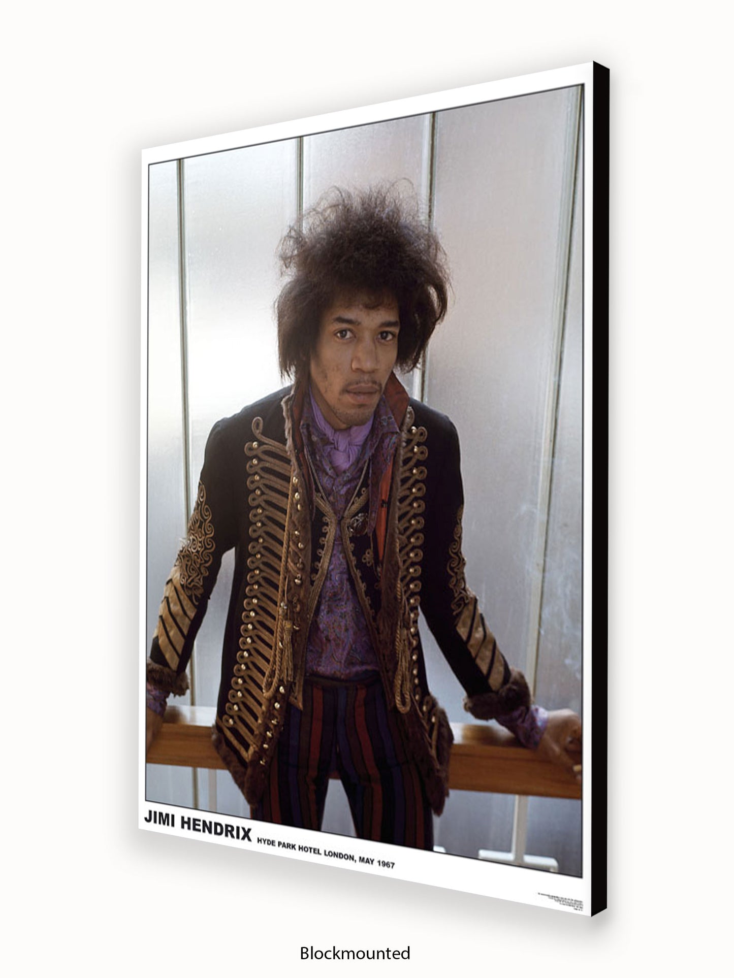 Jimi Hendrix - Hyde Park Hotel - London 1967- Poster