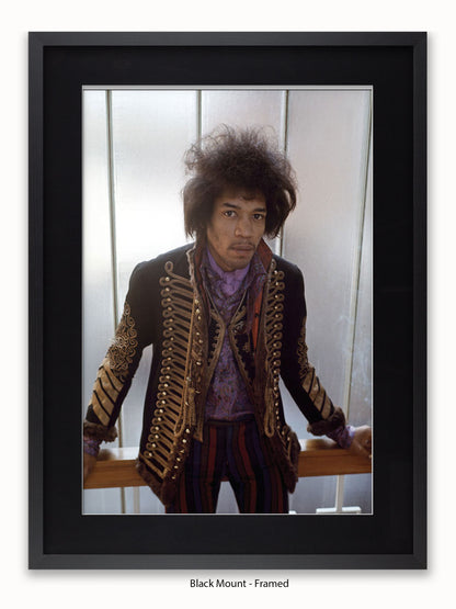 Jimi Hendrix - Hyde Park Hotel - London 1967- Poster