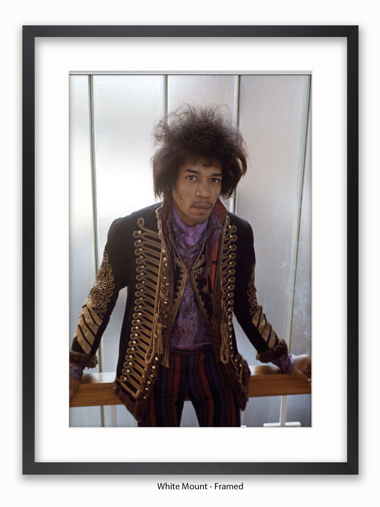 Jimi Hendrix - Hyde Park Hotel - London 1967- Poster