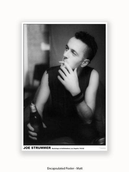 Clash - Joe Strummer -  Palladium Los Angeles 1982- Poster