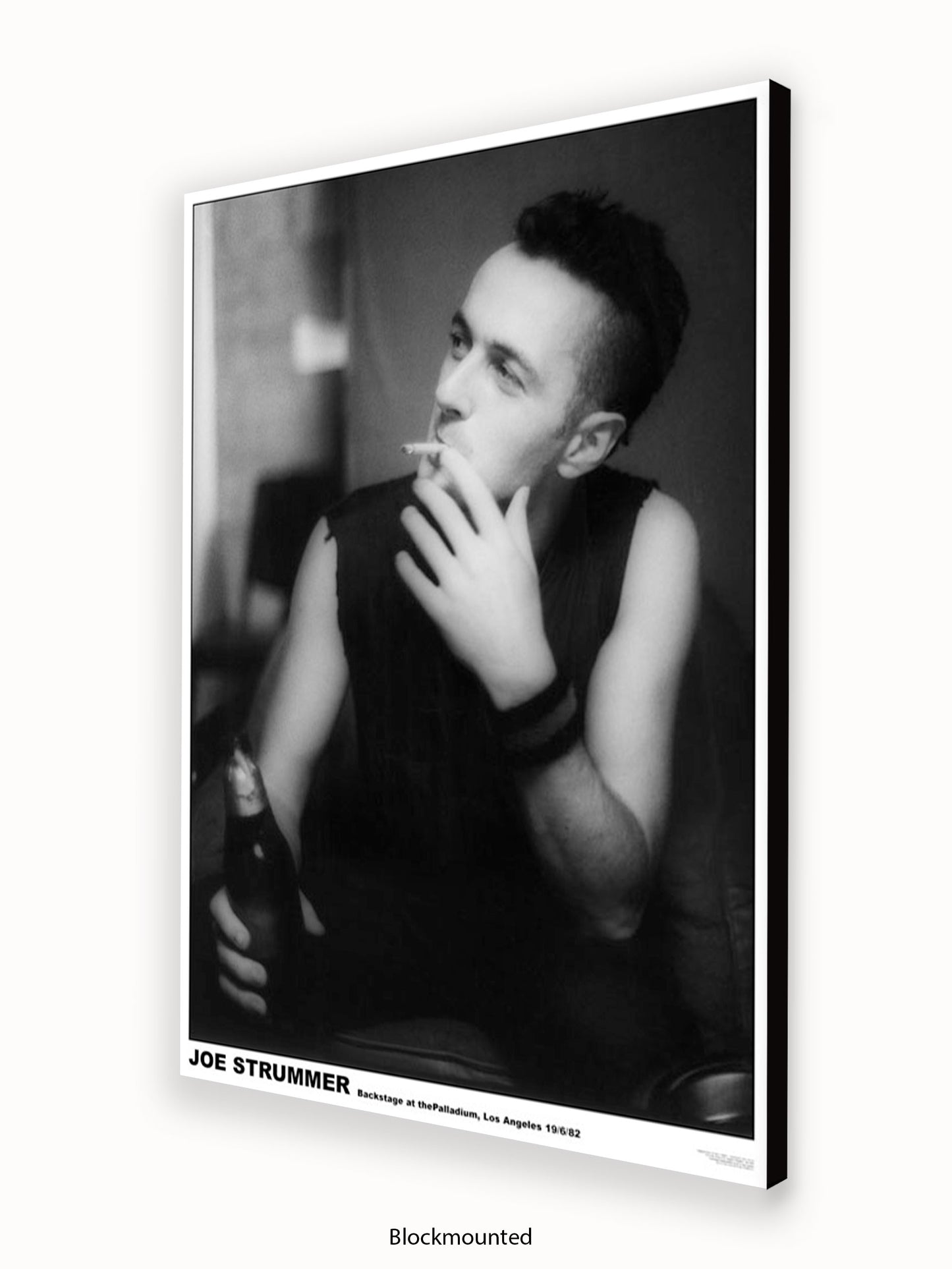 Clash - Joe Strummer -  Palladium Los Angeles 1982- Poster