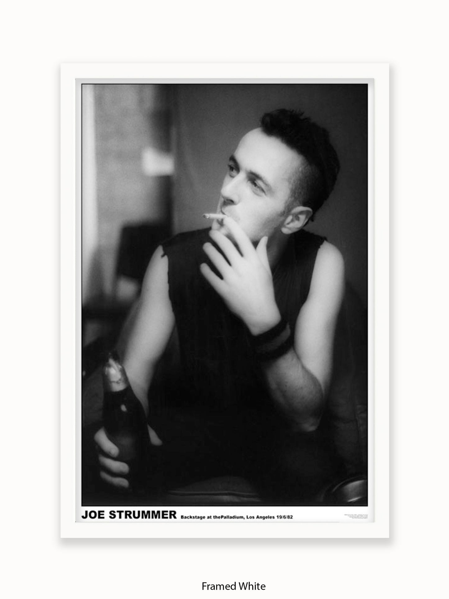 Clash - Joe Strummer -  Palladium Los Angeles 1982- Poster