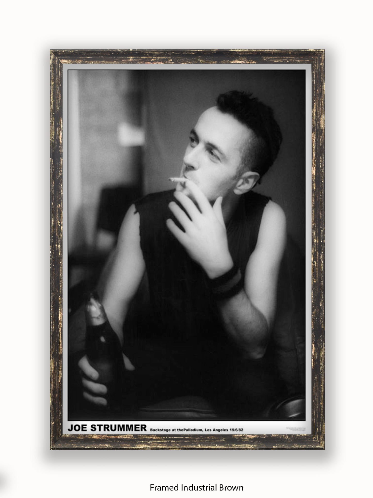 Clash - Joe Strummer -  Palladium Los Angeles 1982- Poster