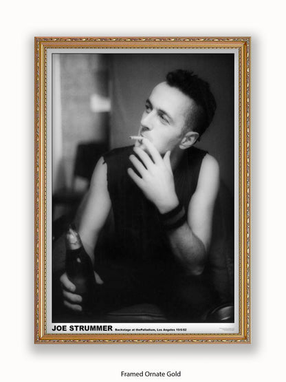 Clash - Joe Strummer -  Palladium Los Angeles 1982- Poster