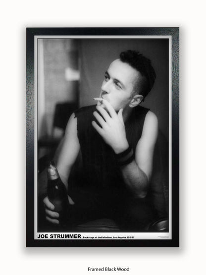 Clash - Joe Strummer -  Palladium Los Angeles 1982- Poster