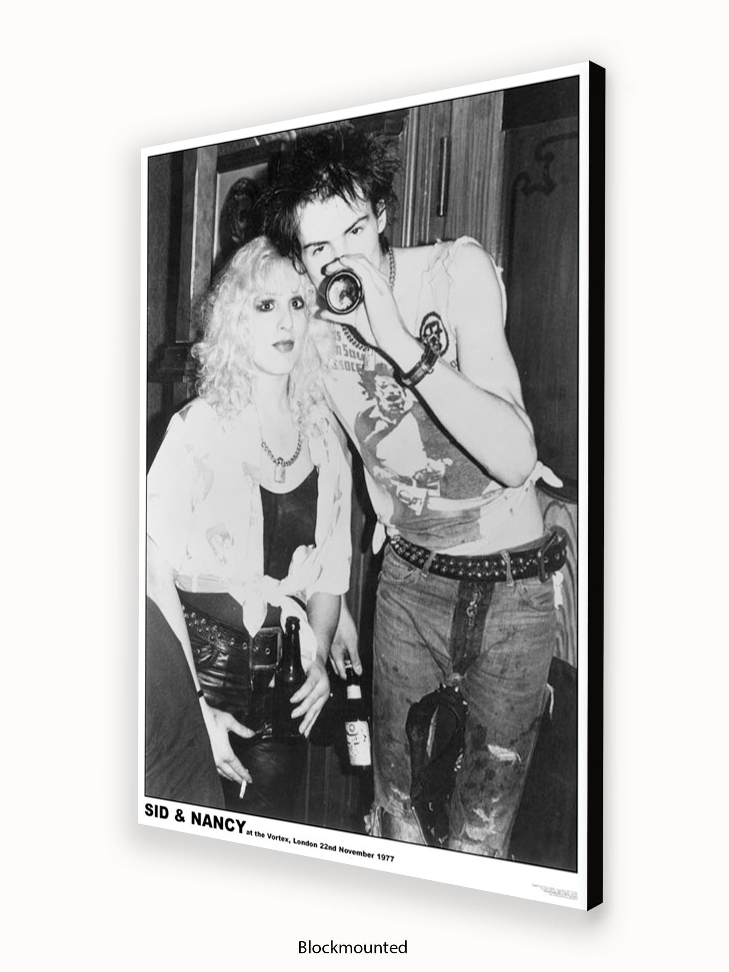 Sex Pistols - Sid & Nancy - Vortex London 22nd November 1977 Poster