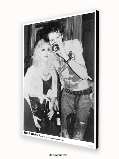 Sex Pistols - Sid & Nancy - Vortex London 22nd November 1977 Poster