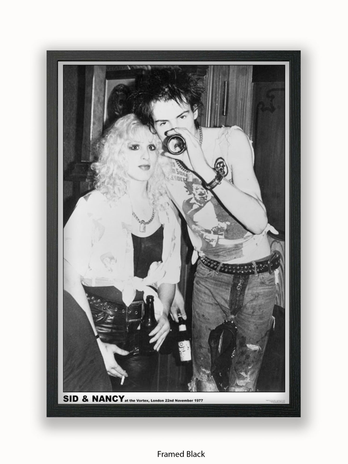 Sex Pistols - Sid & Nancy - Vortex London 22nd November 1977 Poster