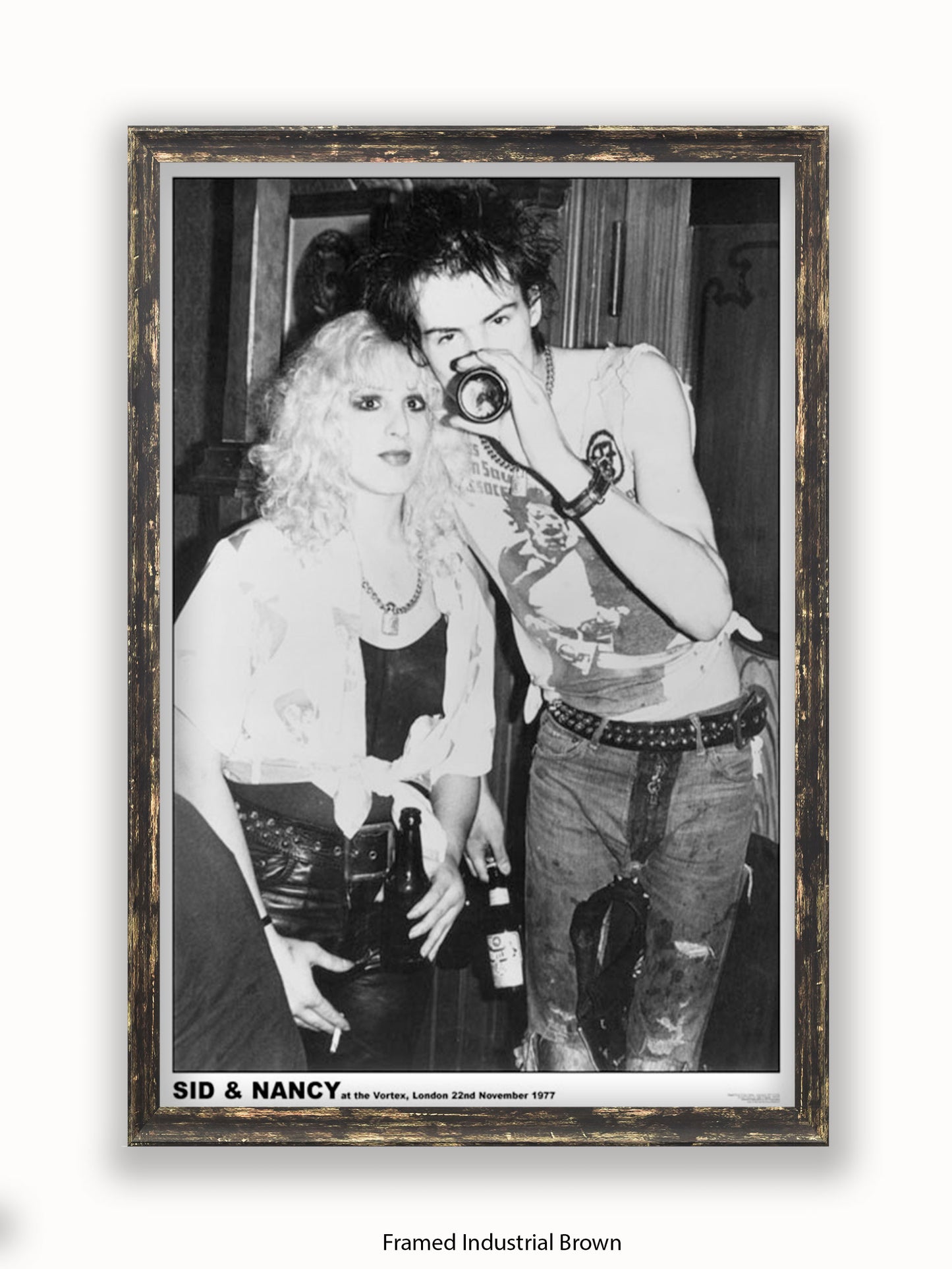 Sex Pistols - Sid & Nancy - Vortex London 22nd November 1977 Poster